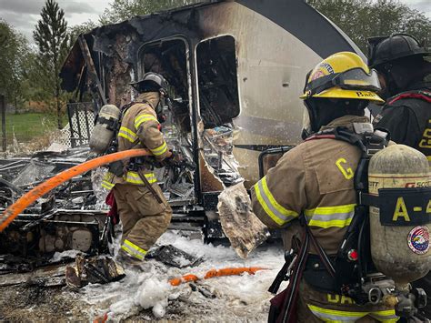 RV Fire Damages Vehicles on 28 ½ Road • Grand Junction, CO
