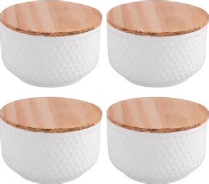 White Gold Porcelain Storage Bowl Porcelaine Bowl Price in India - Buy ...