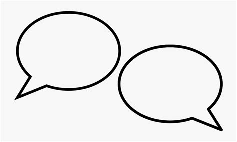 Transparent Conversation Clipart - Two Speech Bubbles Clipart, HD Png ...