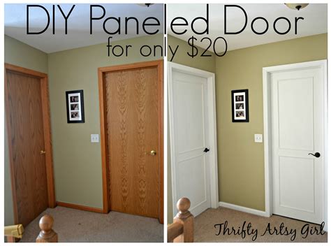 Thrifty Artsy Girl: From Hollow Core Bore to a Beautiful Updated Door ...