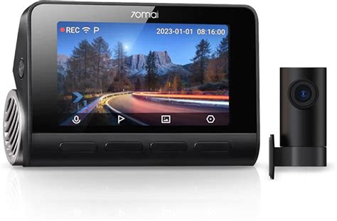 70mai A810 True 4K HDR Dual Vision Dash Cam, Built-in GPS Logger, ADAS ...