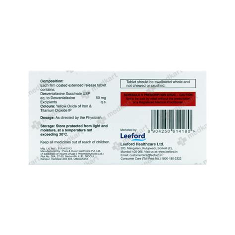 VELNOF ER 50MG TABLET 10'S : View Price, Combination and Alternatives ...