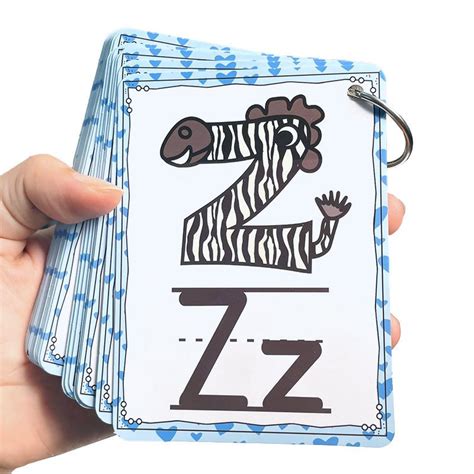English Alphabet Phonics Pocket Cards FlashCards Educational Gift – CRAZE