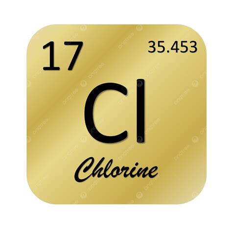 Chlorine Element Symbol, Chlorine, Laboratory, Scientific PNG ...