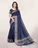 Buy Navy Sarees for Women by CANIZZARO Online | Ajio.com