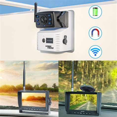 Buy GOQOTOMO Wireless Rear View Safety Video Monitor and Hitch Backup ...