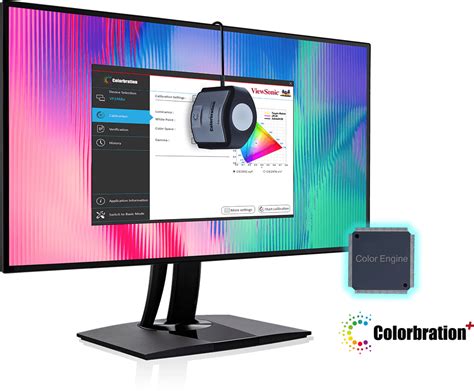 ViewSonic VP2468a Pantone validated 100% sRGB monitor with docking ...