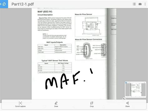 Image result for Ford MAF Sensor Testing