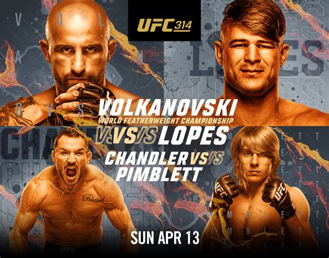 Watch UFC 314: Volkanovski vs Lopes Live Stream on Kayo PPV