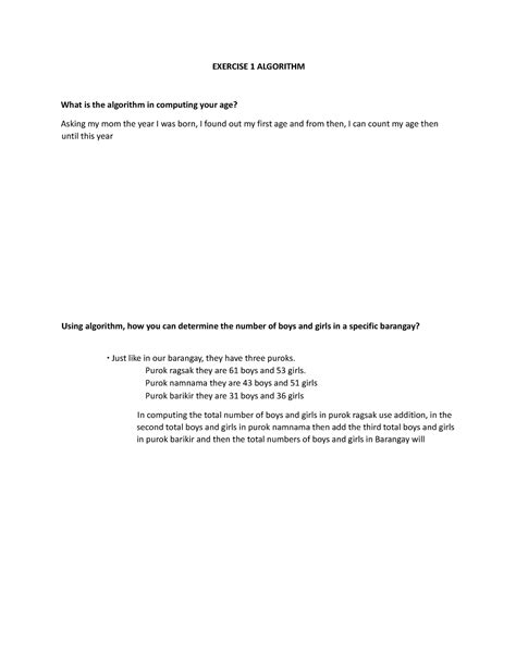 Image result for Algorithm Exercise