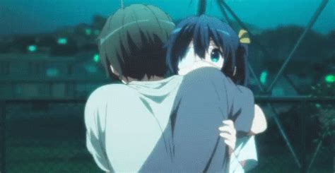 Chuunibyou Hug GIF - Chuunibyou Hug Anime - Discover & Share GIFs