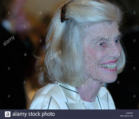 Eunice Shriver (The mother of First Lady Maria Shriver) speaks at a ...