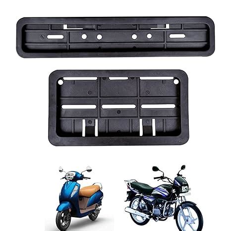 MobiGo Prime Bike Number Plate Frame(Standard Size for All Bikes and ...