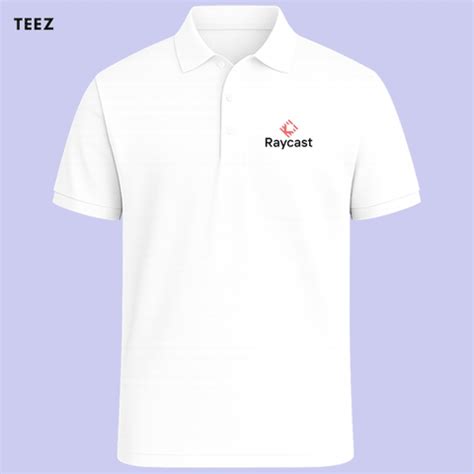 Raycast Polo T-shirt For Men – Developer Productivity Style