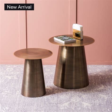 Buy Gold Accent Side Table Set Online at Best Price in India | Nestroots