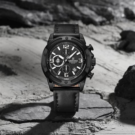 Naviforce NF8074 Multifunction fashion timepeice Analog Watch – Alix Store