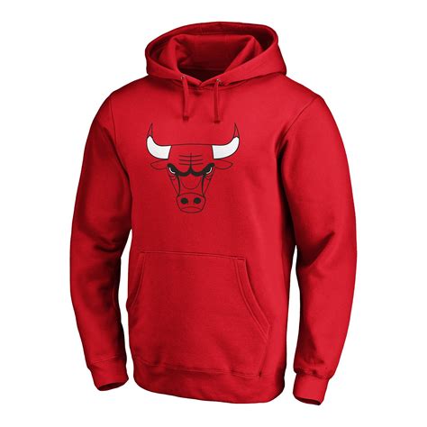 Chicago Bulls Fanatics Primary Logo Hooded Sweatshirt – Official ...