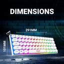 Ant Esports MK1500 Retro Style Mini 60% Pro RGB with Membrane Switches ...