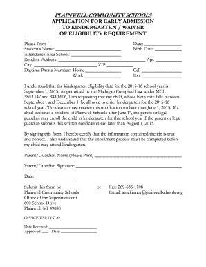 Fillable Online plainwellschools PLAINWELL COMMUNITY SCHOOLS ...