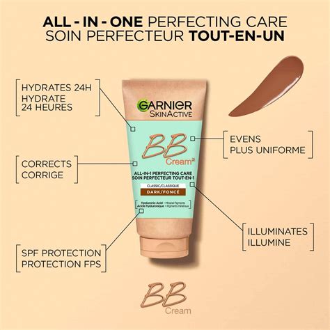 SkinActive BB Cream Hyaluronic Acid & Aloe - Dark - Garnier