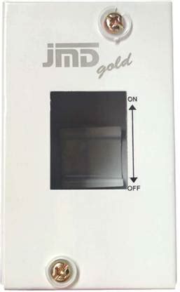 jmD Gold Db Spn 2 Way Mcb & Rccb Wall Plate Single Door Mcb Box ...