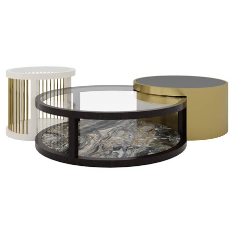 Pair of Contemporain Ceramic Coffee Tables by Aliette Vliers For Sale ...