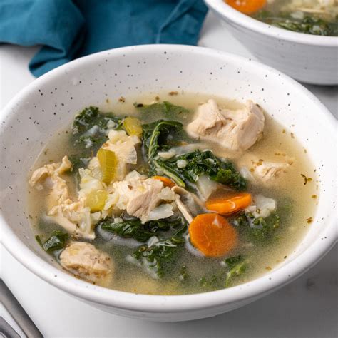 Chicken Kale Soup - Step Away From The Carbs