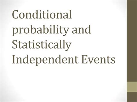 Image result for Non-Independent Conditional Probability