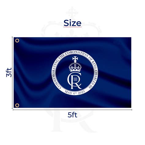 King Charles Coronation Flag Souvenir Union Jack 5ft India | Ubuy