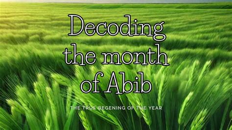 What Is The Month Of Abib In English