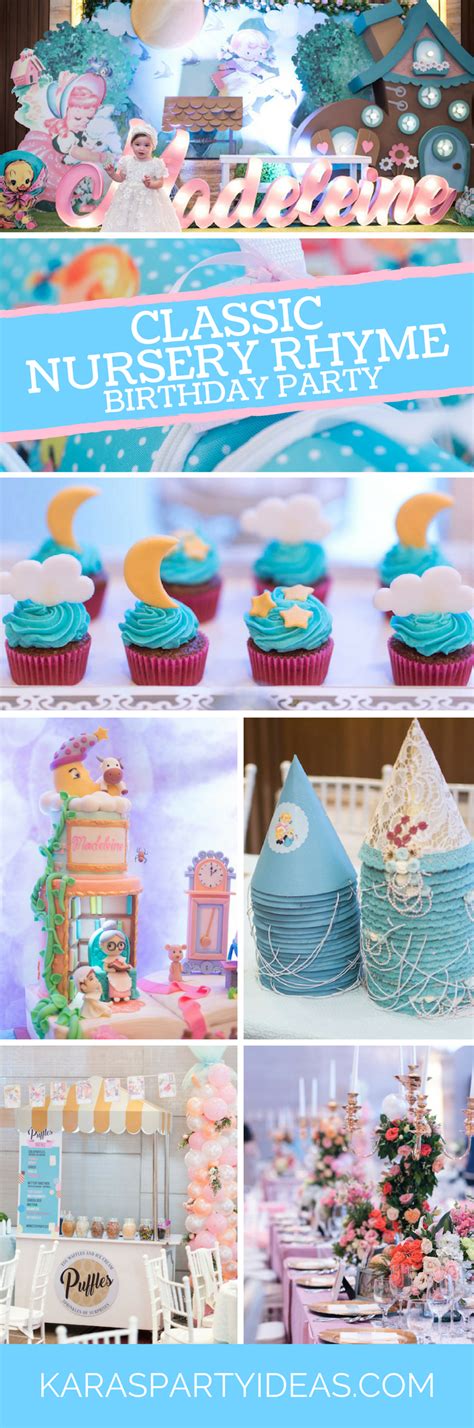 Kara's Party Ideas Classic Nursery Rhyme Birthday Party | Kara's Party ...