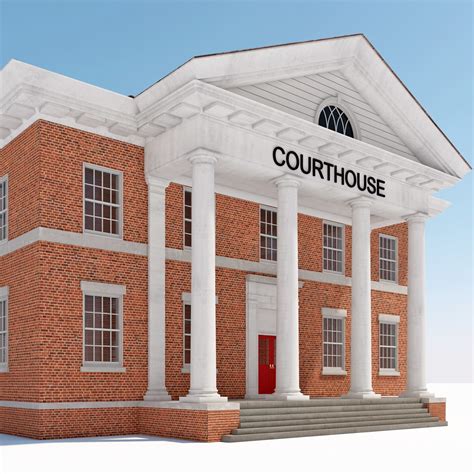 Courthouse Building Model 的图像结果