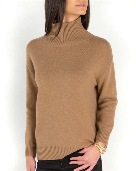 Lambswool & Cashmere Women's Funnel Neck Sweater