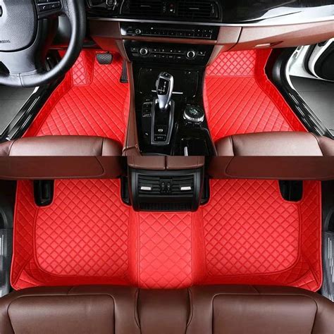 Custom Car Floor Mats Fit 96% Car Model Luxury Leather Waterproof Anti ...