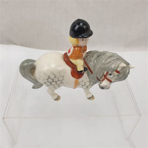 1981 Beswick Norman Thelwell Angel On Horseback - Sally Antiques