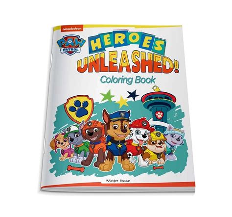 Wonder House Books Heroes Unleashed Paw Patrol Coloring Book for kids ...