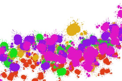 Splash paint Colorful dot red yellow green red gray color watercolor ...