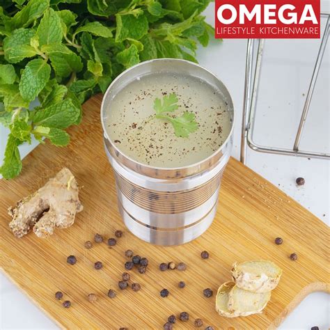 Buy OMEGA Set of 6 Stainless Steel Tumbler - 300ml from Omega at just ...