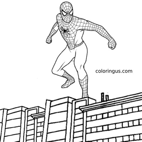 Free Coloring Pages Spiderman Printable