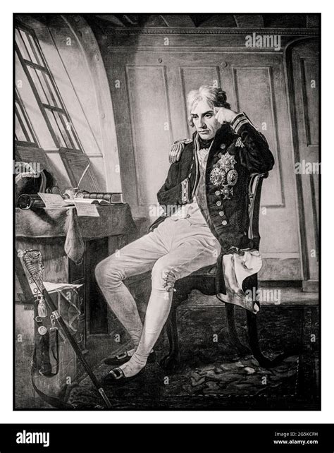 LORD ADMIRAL NELSON CABIN VICTORY Archive illustration Lord Nelson in ...