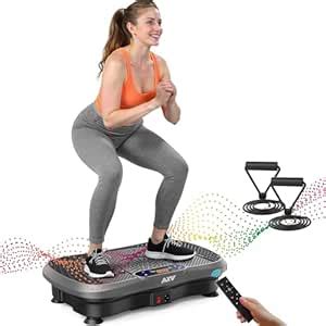 AXV Vibration Plate Fitness Platform Exercise Machine Vibrating ...