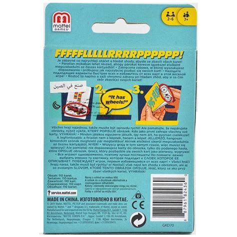 Buy Mattel Pic Flip Card Game for 2-6 Players Online at Best Price in ...