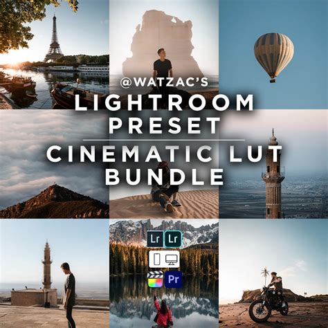 Lightroom Preset & Cinematic LUT Bundle – Zac Watson