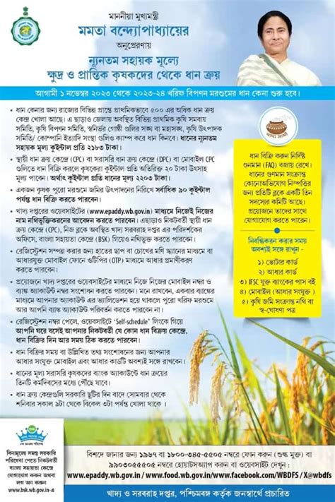 e-Paddy Procurement : Dept. of Food and Supplies, Govt. of West Bengal