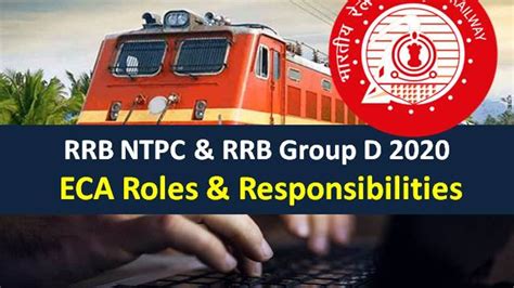 RRB 2020 NTPC & Group D Exam Update: Exam Conducting Agency (ECA) Roles ...