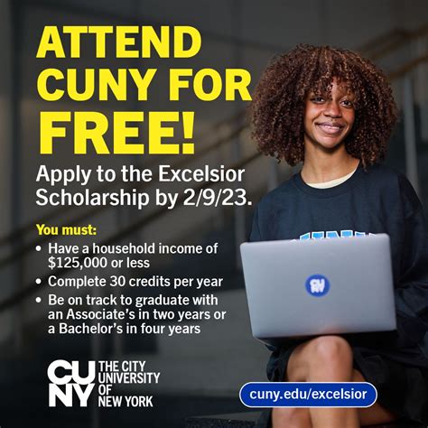 Applications for the Spring 2023 Excelsior Scholarship program are now… | City University of New ...