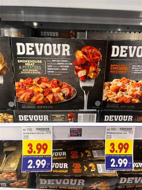 Devour Frozen Meals as low as 99¢! - Kroger Krazy