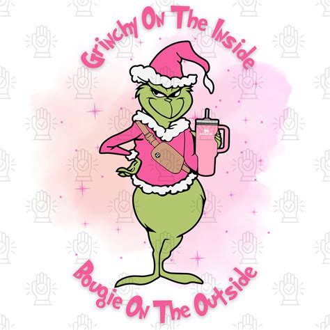 Download Preppy Grinch Holiday Fashion Wallpaper | Wallpapers.com