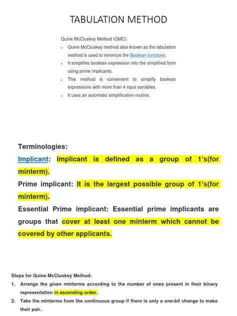 Image result for Tabulation Method