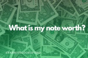Image result for Star Notes Value Lookup